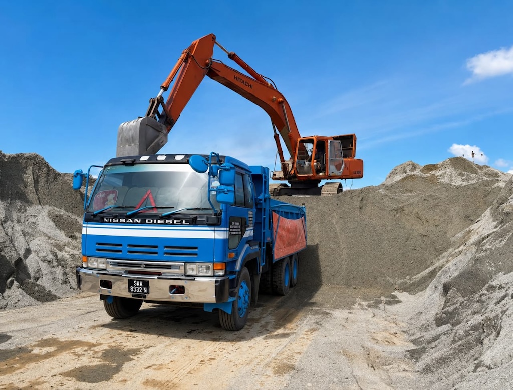Home truck & excavator